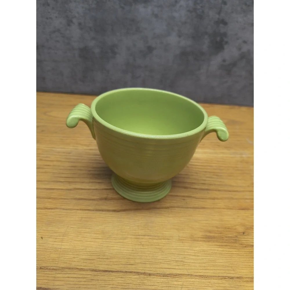 Homer Laughlin Fiestwear Avocado Sugar‎ Bowl No Lid
